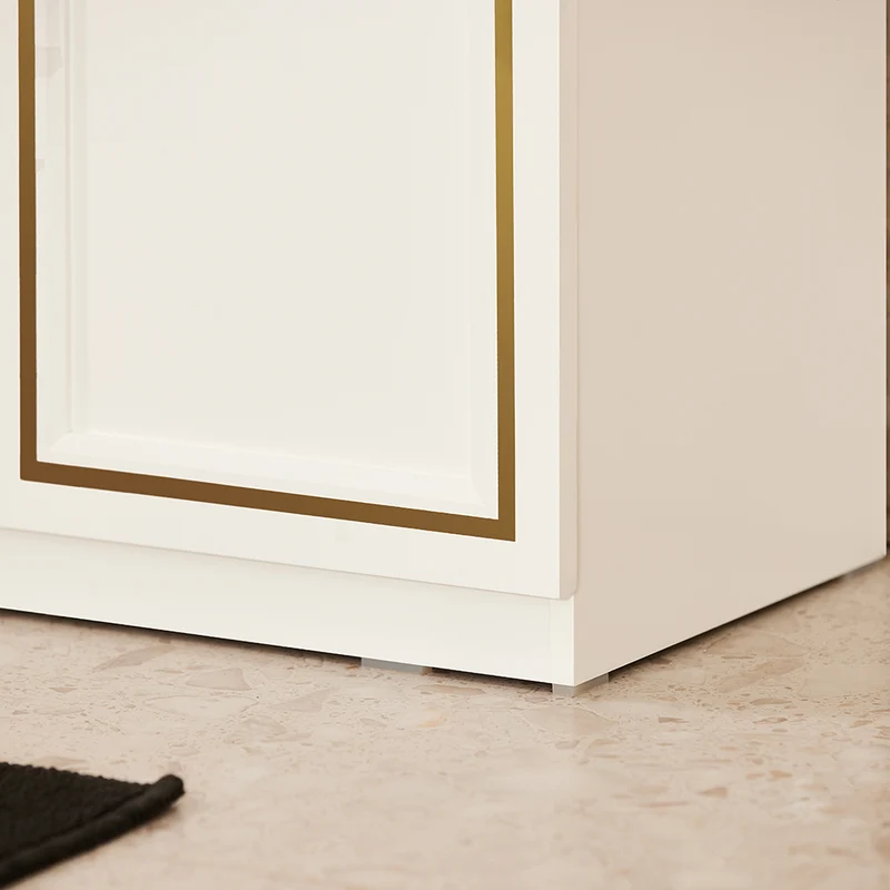 SoBuy BZR86-W Meuble sous-Lavabo, Meuble sous-Vasque à 2 Portes, Meuble sous Évier, Salle de Bain, Placard de Rangement