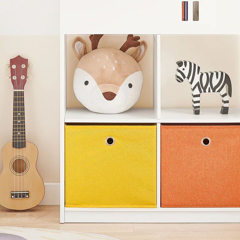 SoBuy KMB49-W Meuble de Rangement pour Livres et Jouets pour Enfant, Mini Bibliothèque en Forme de Maison