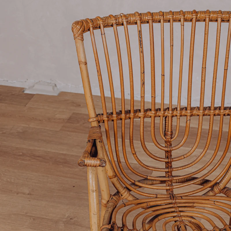 Fauteuil en rotin Robin