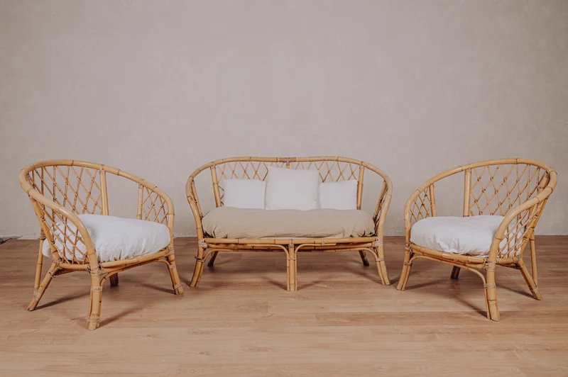 Banquette en rotin Mathurin