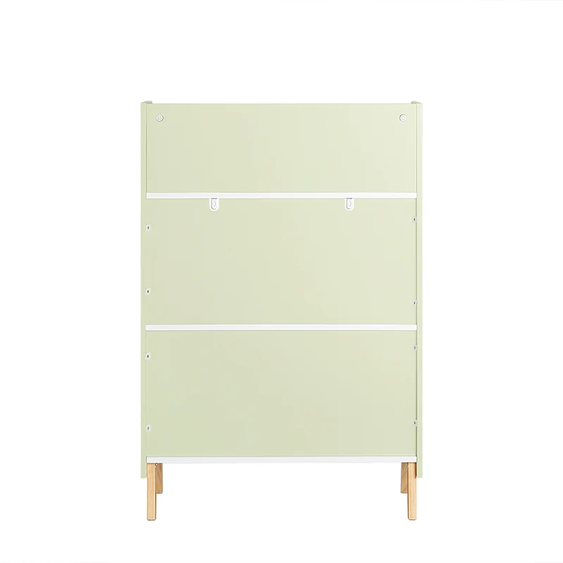 SoBuy KMB90-GR Bibliothèque avec 2 Étagères et 3 Compartiments Ouverts, pour Salon et Chambre, Rangement Optimisé, Design Fonctionnel – L60×P36×H89 cm, Vert