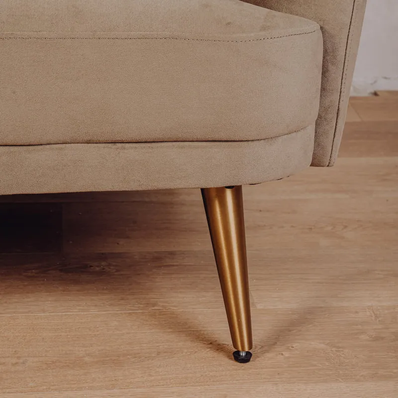 Fauteuil Barnabé Taupe