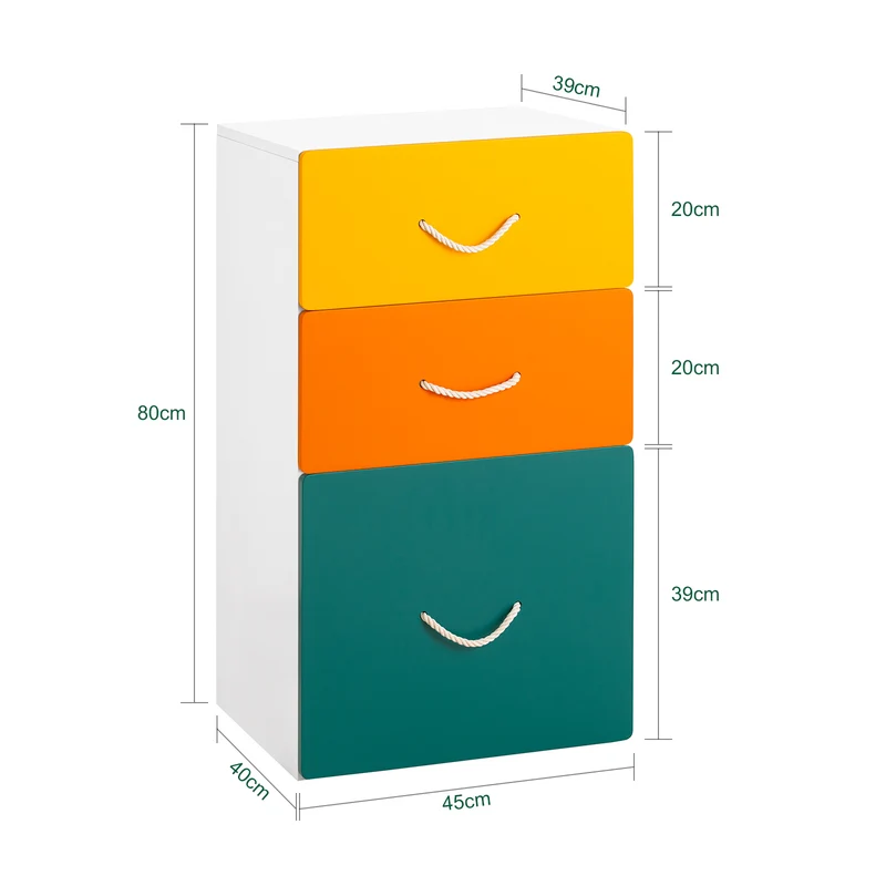 SoBuy KMB72-W Armoire de Rangement pour Enfant, Rangement pour Livres et Jouets, Coffre à Jouets pour Enfant