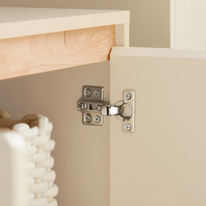 SoBuy BZR78-MI Meuble sous-Lavabo, Meuble sous Vasque, Meuble Salle de Bain avec 2 Étages et 2 Portes
