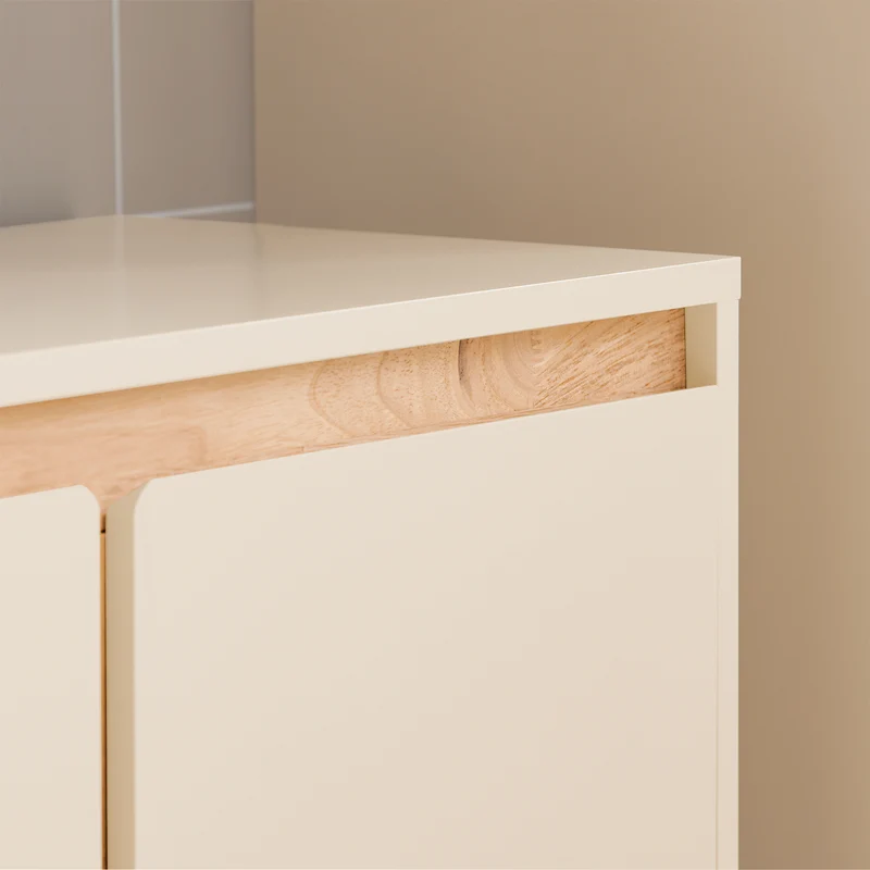 SoBuy BZR78-MI Meuble sous-Lavabo, Meuble sous Vasque, Meuble Salle de Bain avec 2 Étages et 2 Portes