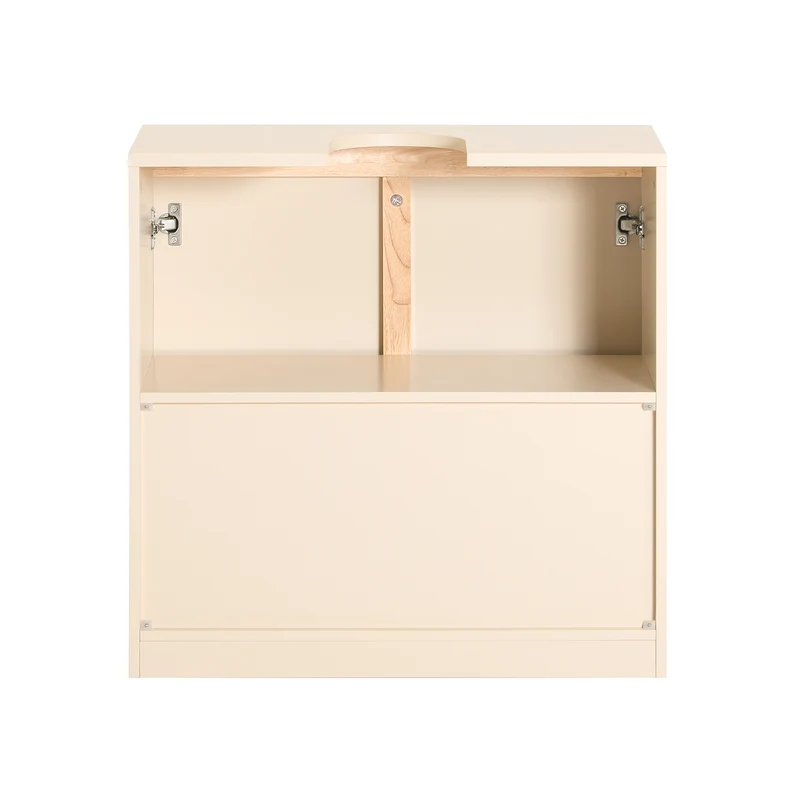 SoBuy BZR78-MI Meuble sous-Lavabo, Meuble sous Vasque, Meuble Salle de Bain avec 2 Étages et 2 Portes