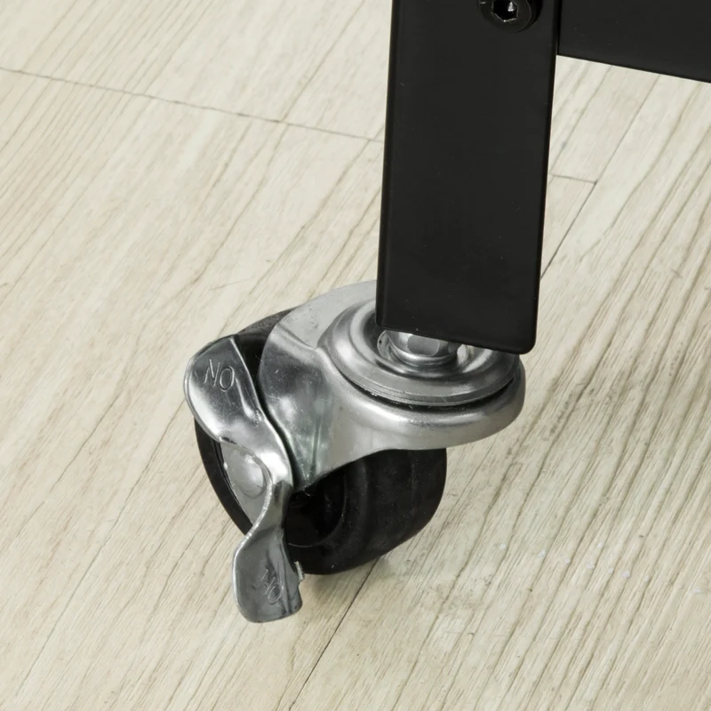 SoBuy SVW04-N Desserte Roulante Chariot de Service à 3 Niveaux Étagère de Rangement