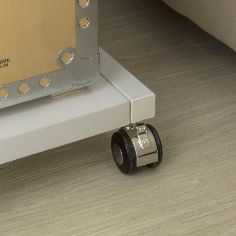 SoBuy FRG81-W Chariot Étagère Roulante Bout de Canapé Étagère Cuisine
