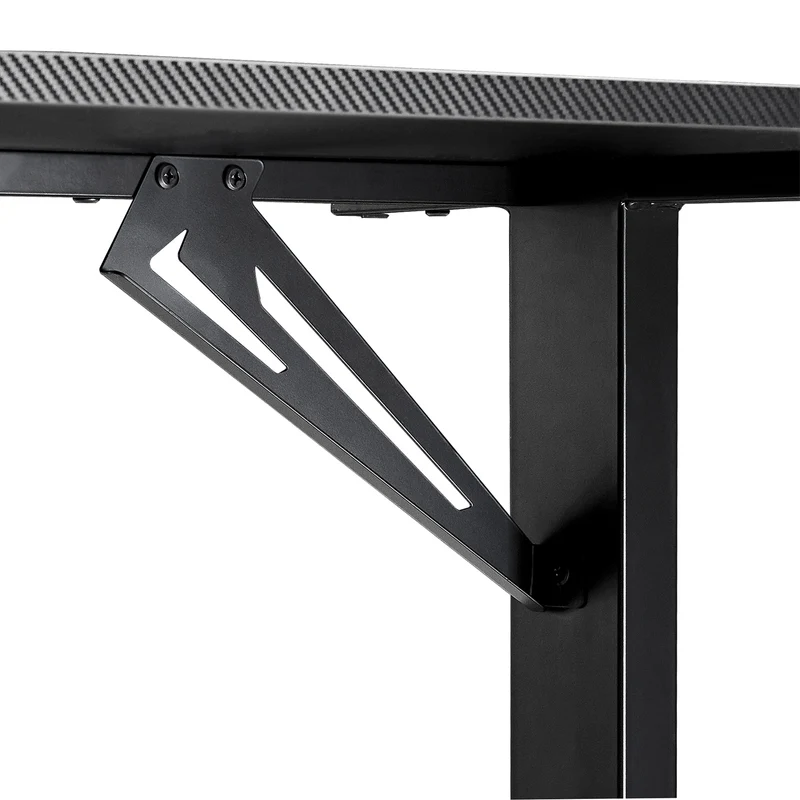 SoBuy FWT80-SCH Bureau Gaming Bureau de Jeu Bureau Informatique Ordinateur Table de jeu Gamer Pro