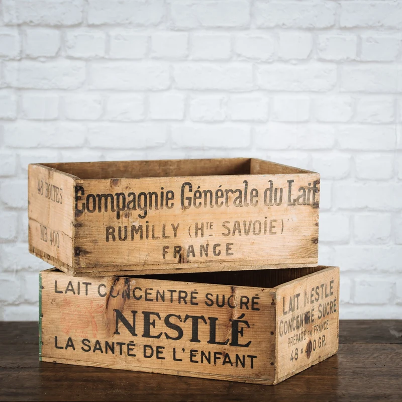 Caisses à lait