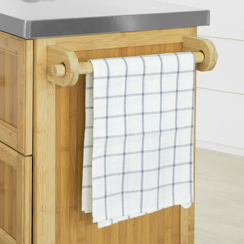 SoBuy FKW81-N Desserte à roulettes Desserte de Cuisine Meuble de Rangement Cuisine