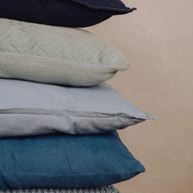 Coussin bleu
