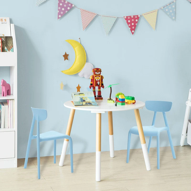 SoBuy KMB15-Bx2 Lot de 2 Chaise Enfant Design Chaise pour Enfants Siège Garçons et Filles