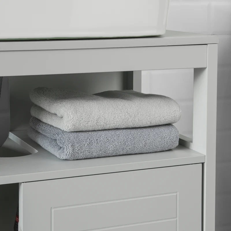 SoBuy FRG128-HG Meuble sous-Lavabo Meuble de Salle de Bain Vasque-Gris Clair