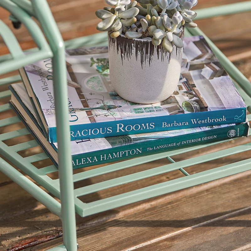 SoBuy OGT44-GR Salon de Jardin 2 Personnes Banc avec Table intégrée 2 Places