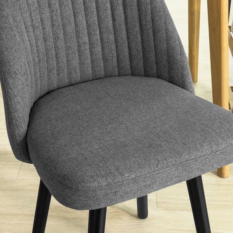 SoBuy FST84-HG x2 Lot de 2 Chaises de Salle à Manger Chaise de Cuisine Chaise de Visiteur avec Assise Rembourrée