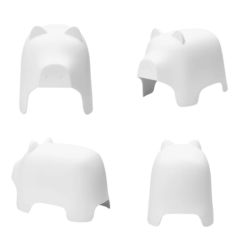 SoBuy KMB14-W Tabouret Enfant Design Pouf pour Enfant Tabouret de Siège Chaise pour Enfants