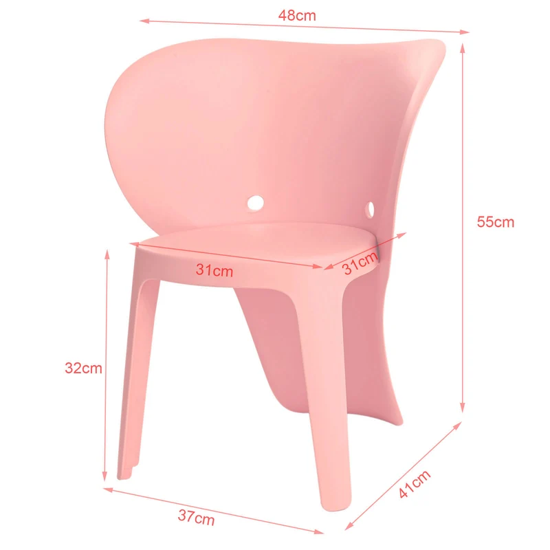 SoBuy KMB12-Px2 Lot de 2 Chaise Enfant Design Chaise pour Enfants