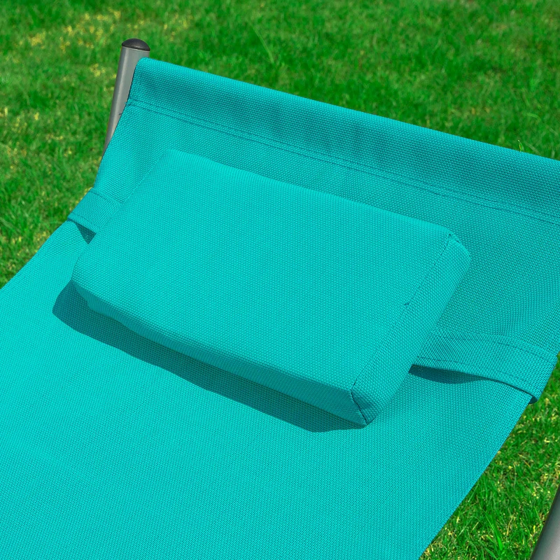 SoBuy KMB04-B Lit Hamac Chaise Longue Enfant En Métal et Toile Textile