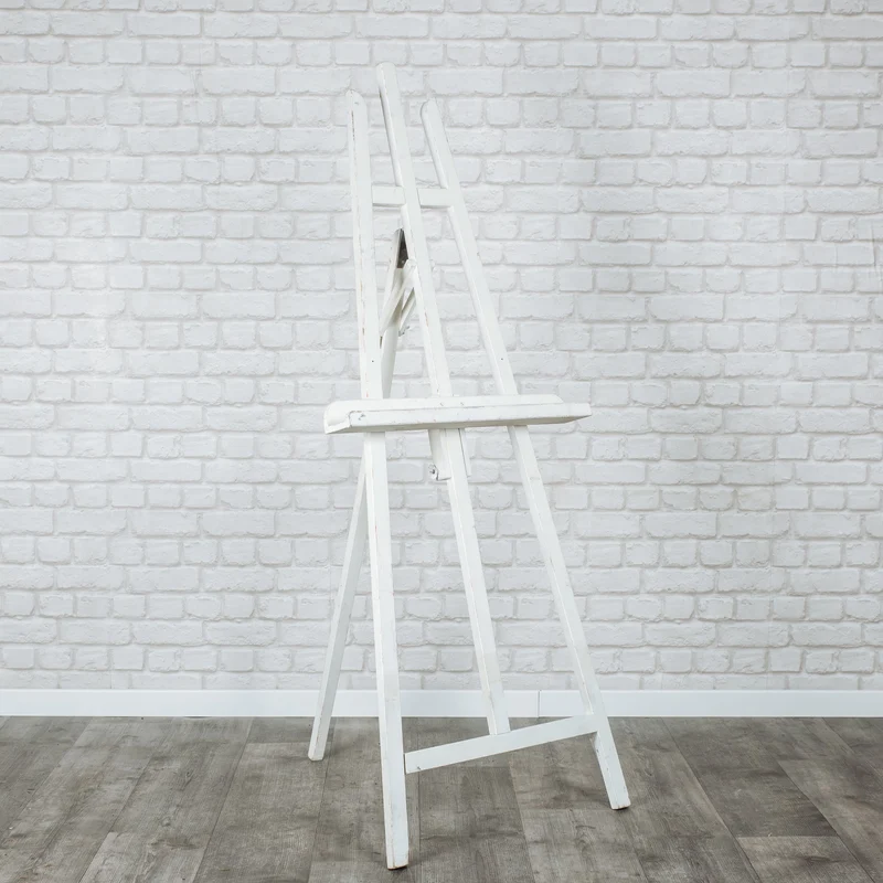 Chevalet bois blanc