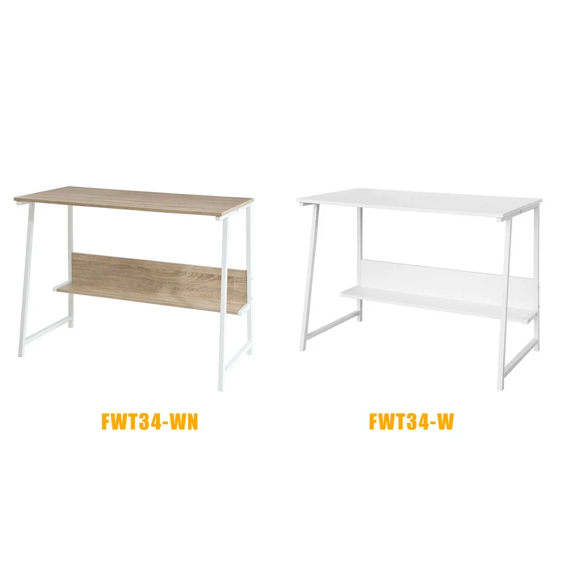 SoBuy FWT34-W Bureau Informatique Plan de Travail Table pour Ordinateur