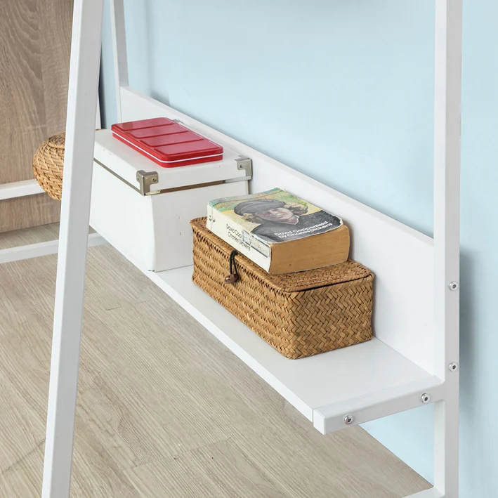 SoBuy FWT34-W Bureau Informatique Plan de Travail Table pour Ordinateur