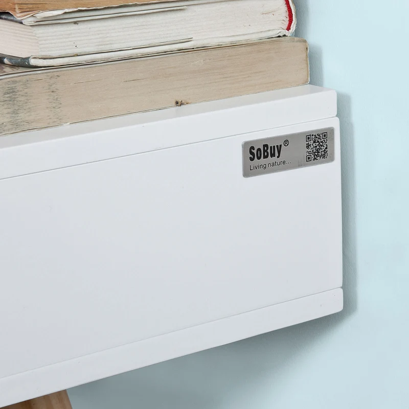 SoBuy FWT24-W Bureau Console ordinateur Table d'appoint Secrétaire Informatique