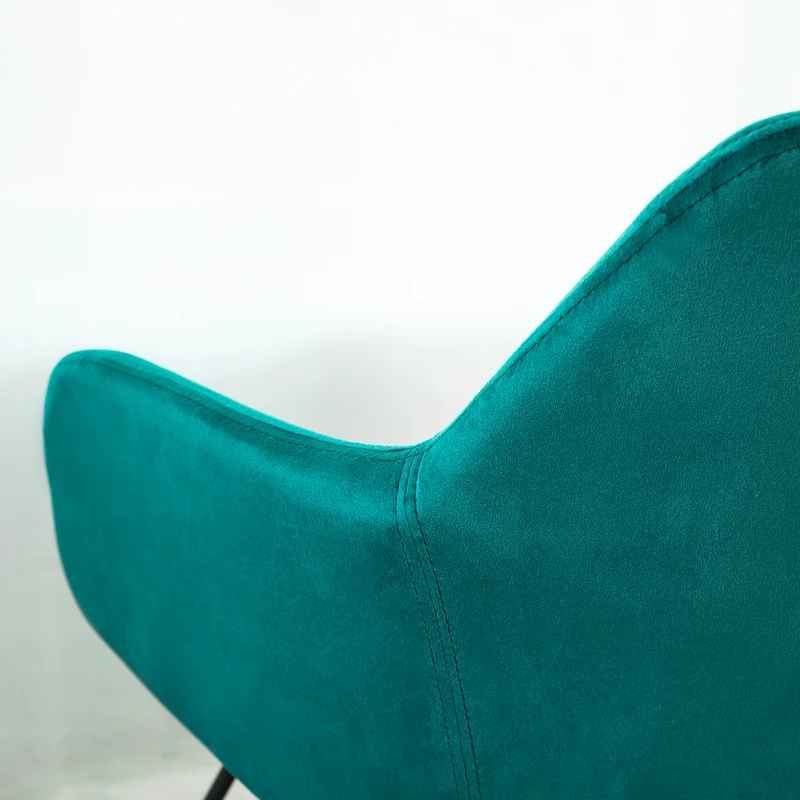 SoBuy FST68-TB Chaise à Bascule avec Accoudoirs Fauteuil de Relaxation Pieds