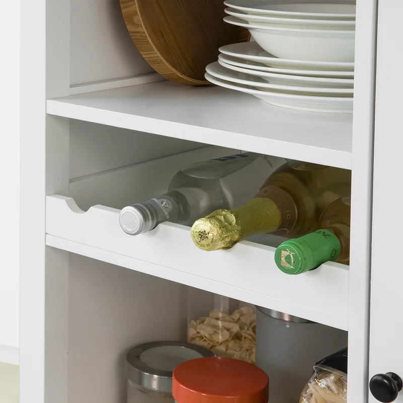 SoBuy FKW104-W Desserte Roulante Meuble de Rangement à roulettes