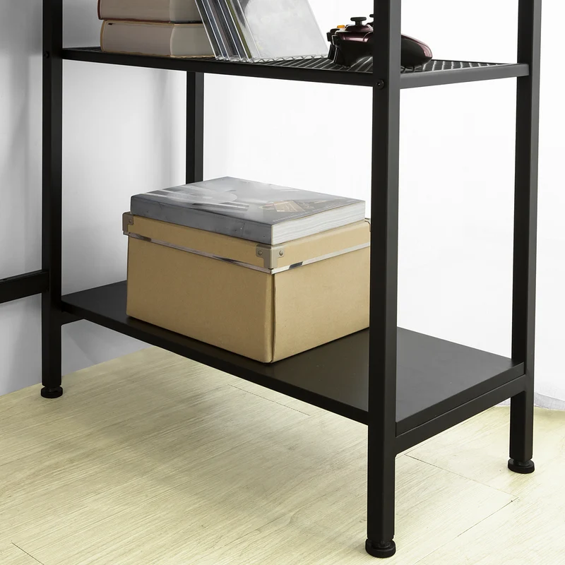 SoBuy FWT77-J Bureau Informatique Table d’étude Bureau d'Ordinateur avec Grand Plan de Travail
