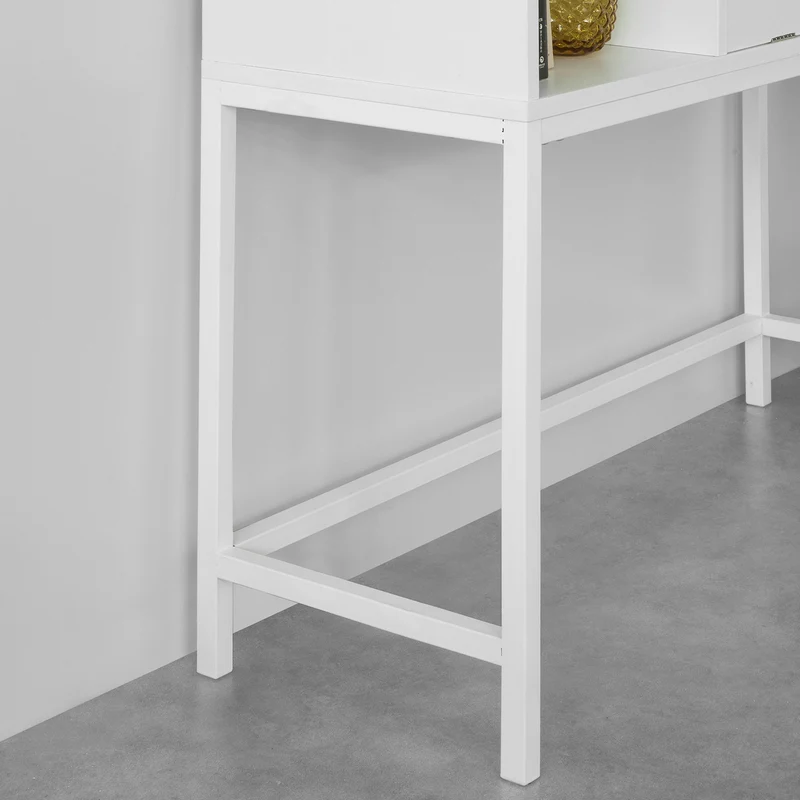 SoBuy FSB21-W Table Console Table d'appoint Table d'Entrée Bureau Informatique pour Ordinateur