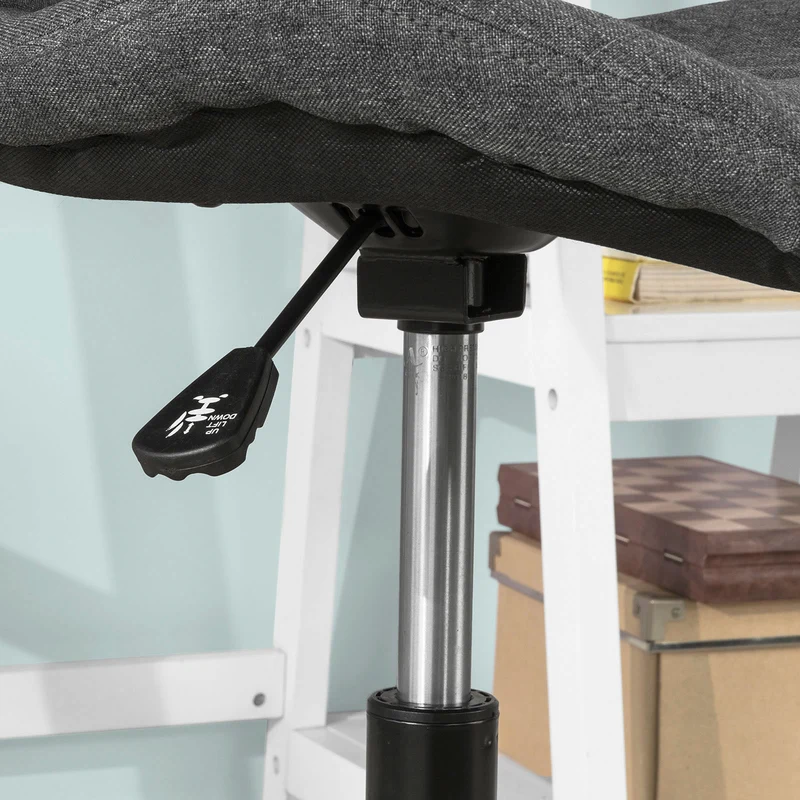 SoBuy FST66-HG Chaise de Bureau Ergonomique Fauteuil Pivotant Réglable