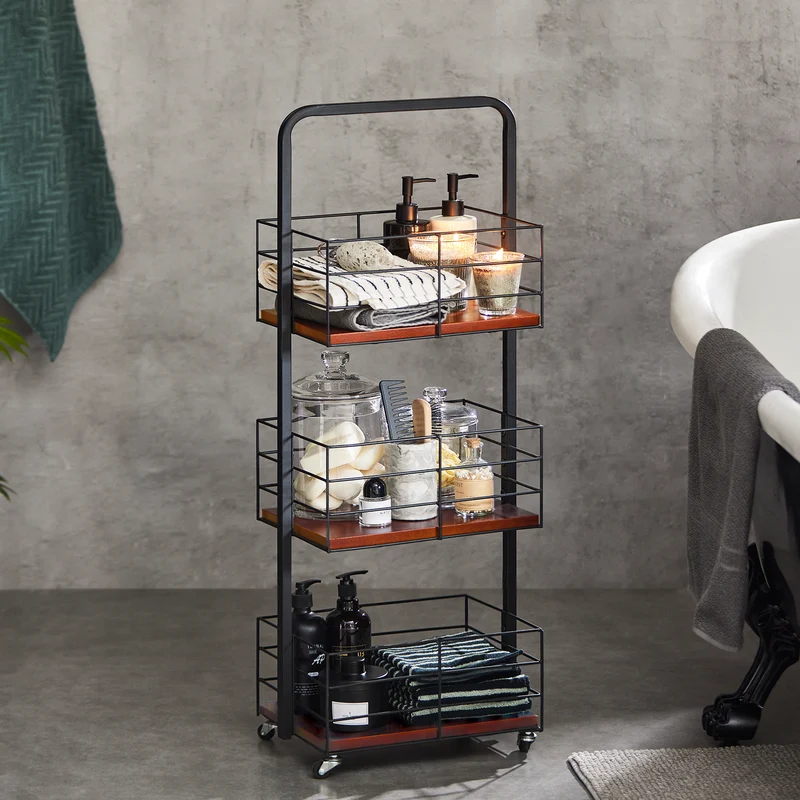 SoBuy NSR06-N Chariot de Stockage Etagère de Rangement Cuisine Tour de Rangement