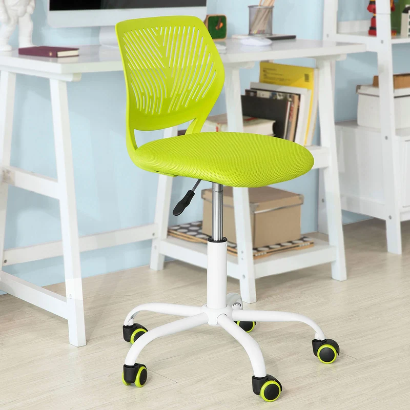 SoBuy FST64-GR Chaise Ergonomique Fauteuil Pivotant Hauteur Réglable