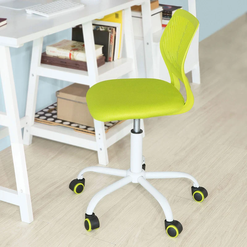 SoBuy FST64-GR Chaise Ergonomique Fauteuil Pivotant Hauteur Réglable