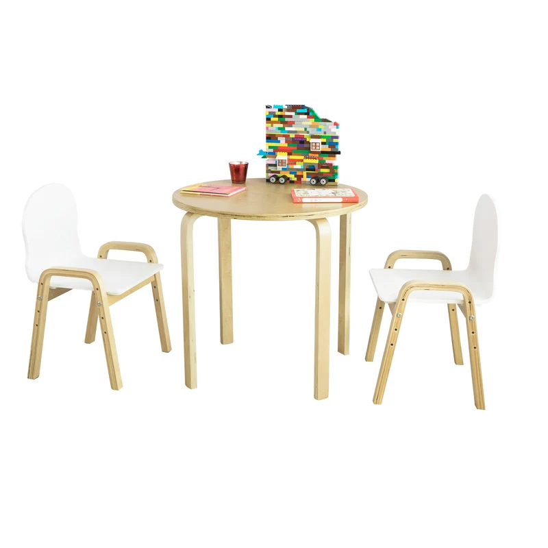 SoBuy KMB21-N Table de Jeu Sable pour Chambre d'enfant Table pour Les activités d’Enfants mobilier pour Enfant Conception Simple en Bois Naturel