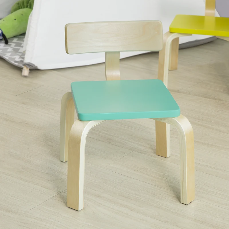 SoBuy KMB29-HB Chaise pour Enfant en Bois Bouleau Chaise Enfant Confortable
