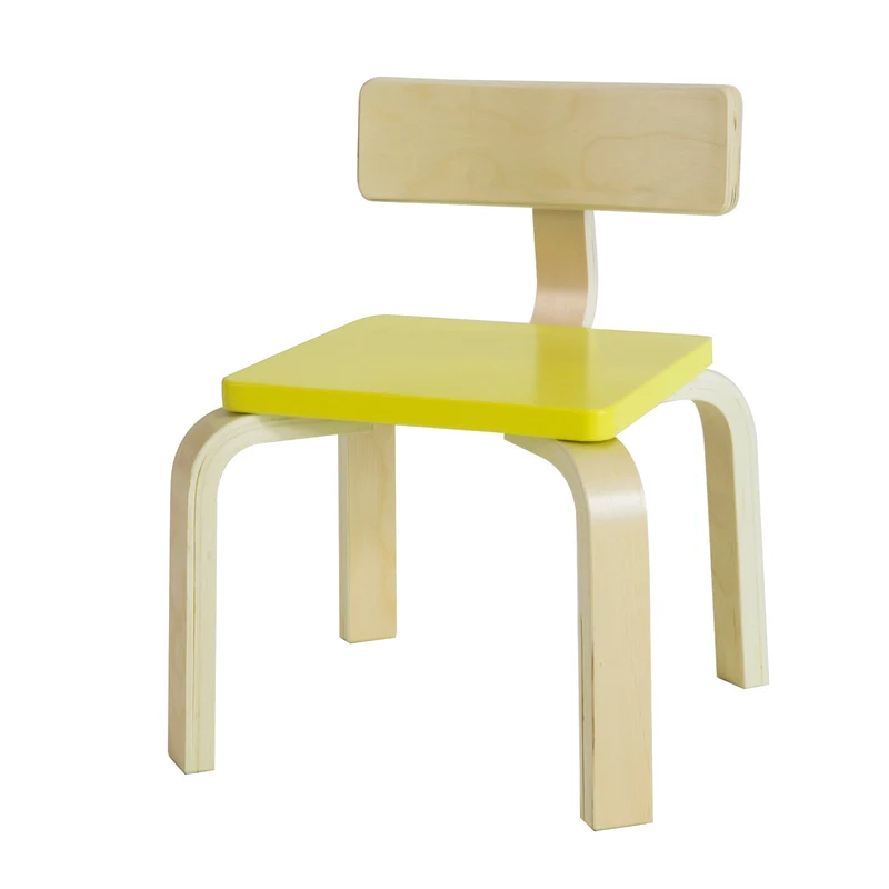 SoBuy KMB29-GR Chaise pour Enfant en Bois Bouleau Chaise Enfant Confortable avec Dossier