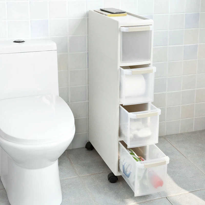 SoBuy FRG41-HG Chariot pour rangement cuisine salle de bain, Étagère Armoires de cuisine
