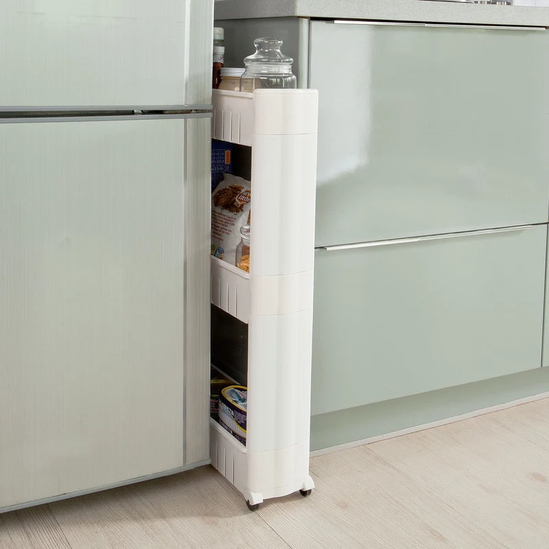SoBuy FRG40-W Tour de Rangement Cuisine Salle de Bain Armoires de Cuisine