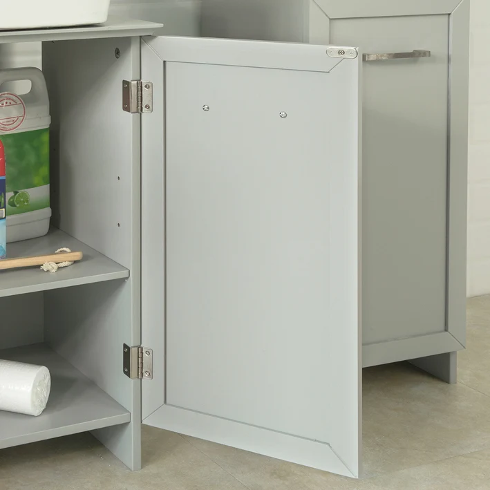 SoBuy BZR07-HG Meuble sous-Lavabo Dessous de Lavabo Meuble de Salle de Bain
