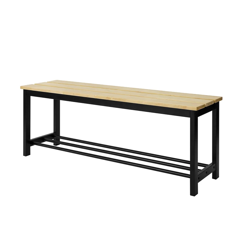 SoBuy FSR85-N Banc à Chaussures Assise 2 Personnes Meuble d'Entrée Étagère à Chaussures