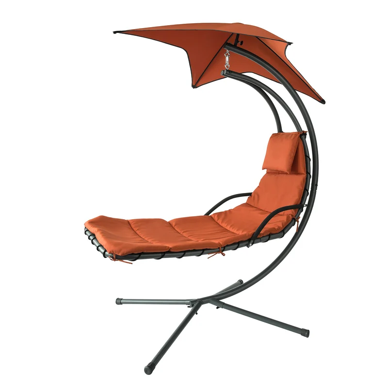 SoBuy OGS39-ZG Bain de Soleil Hamac Transat Suspend Balancelle de Jardin