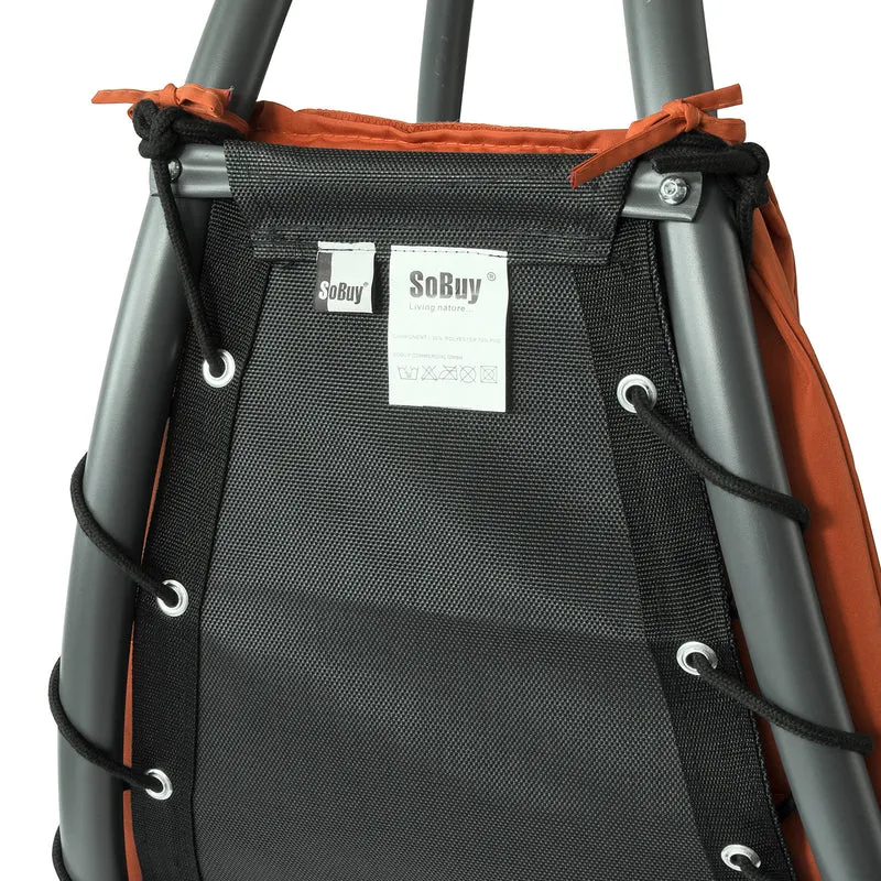SoBuy OGS39-ZG Bain de Soleil Hamac Transat Suspend Balancelle de Jardin