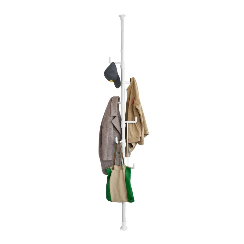 SoBuy FRG159-W Télescopique Porte-manteaux Télescopique avec Vêtements Fork