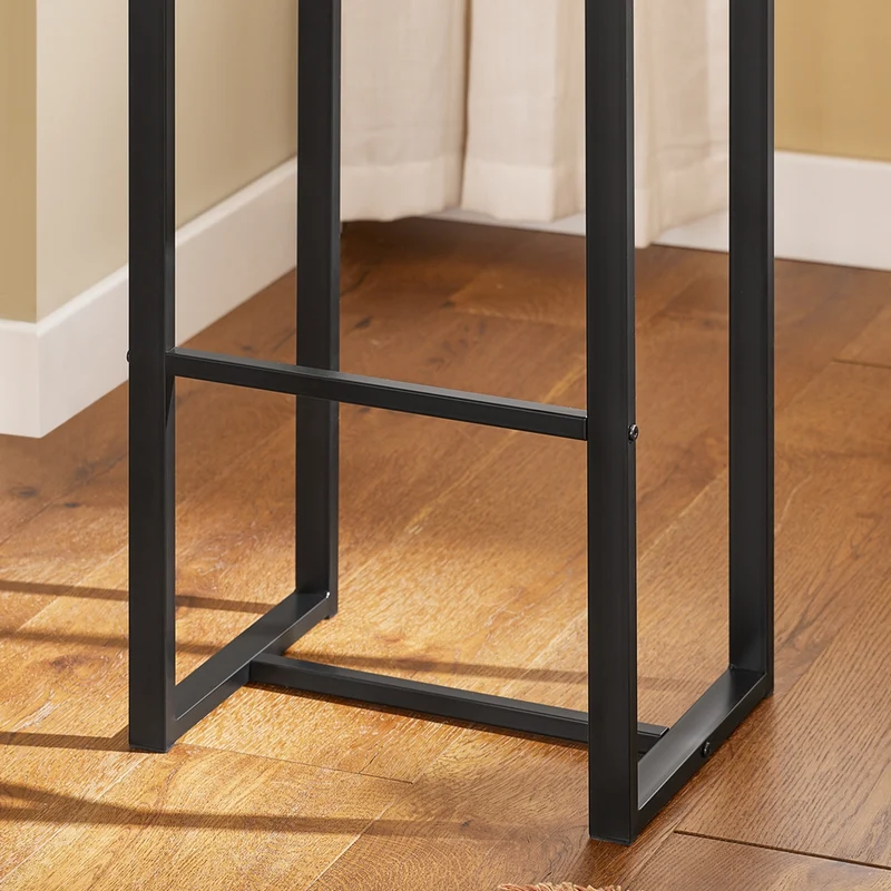 SoBuy OGT15-N Ensemble 1 Table de Bar Bistrot + 4 Tabourets de Bar