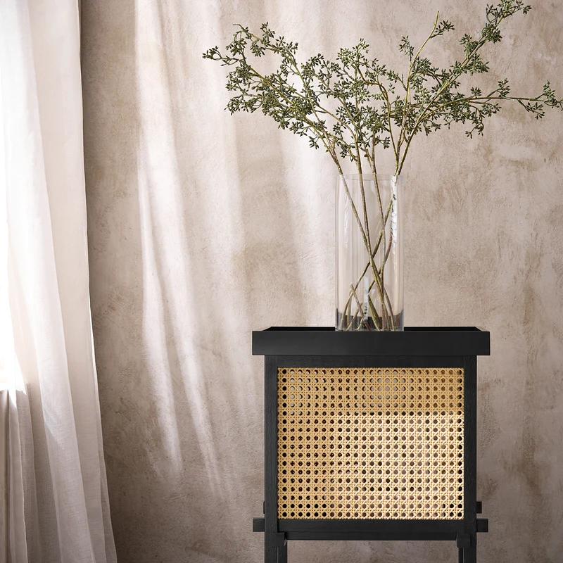 SoBuy HFBT03-SCH Table d'appoint Design, Table Basse Carrée, Bout de Canapé, Table de Chevet avec Compartiment Ouvert