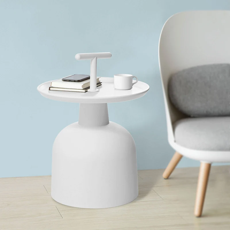 SoBuy FBT72-W Table d’Appoint Design Guéridon Table Basse Table à Café de Haute Qualité