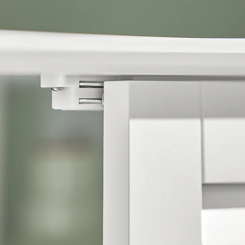 SoBuy FRG237-W Meuble Sous-Lavabo Meuble de Salle de Bain Vasque, 2 portes et 2 étages