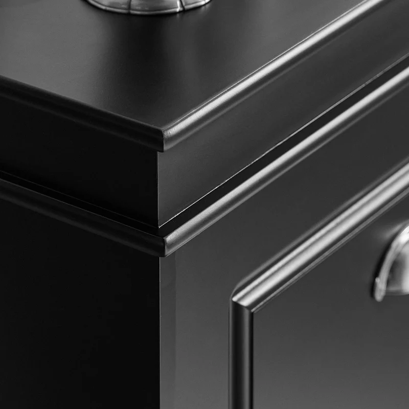 SoBuy FSR79-SCH Armoire à Chaussures 4 Abattants – Séparateurs Réglables, Dos Aéré, Certifiée FSC® – 105×24×83 cm, Noir